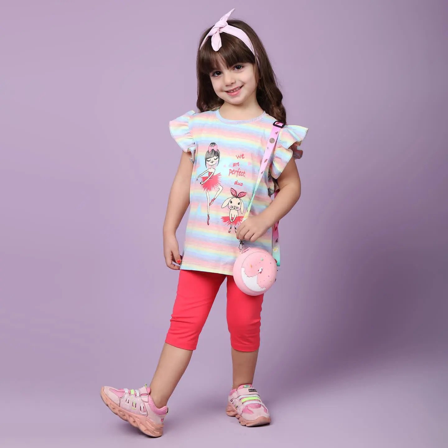 تیشرت و شلوار طرح جدید دخترانه 