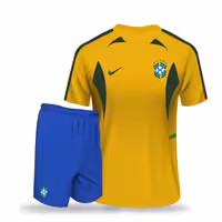 پیراهن و شورت کلاسیک برزیل 2002