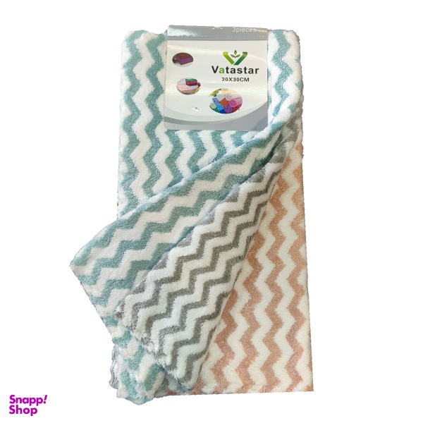 دستمال آشپزخانه واتا استار مدل 02 مجموعه 3 عددی