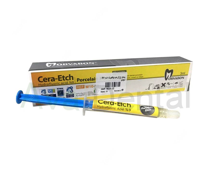 اسید اچ پرسلن مروابن Cera Etch Porcelain HF 9%