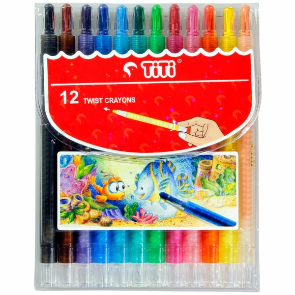 پاستل پیچی 12 رنگ TiTi تی تی