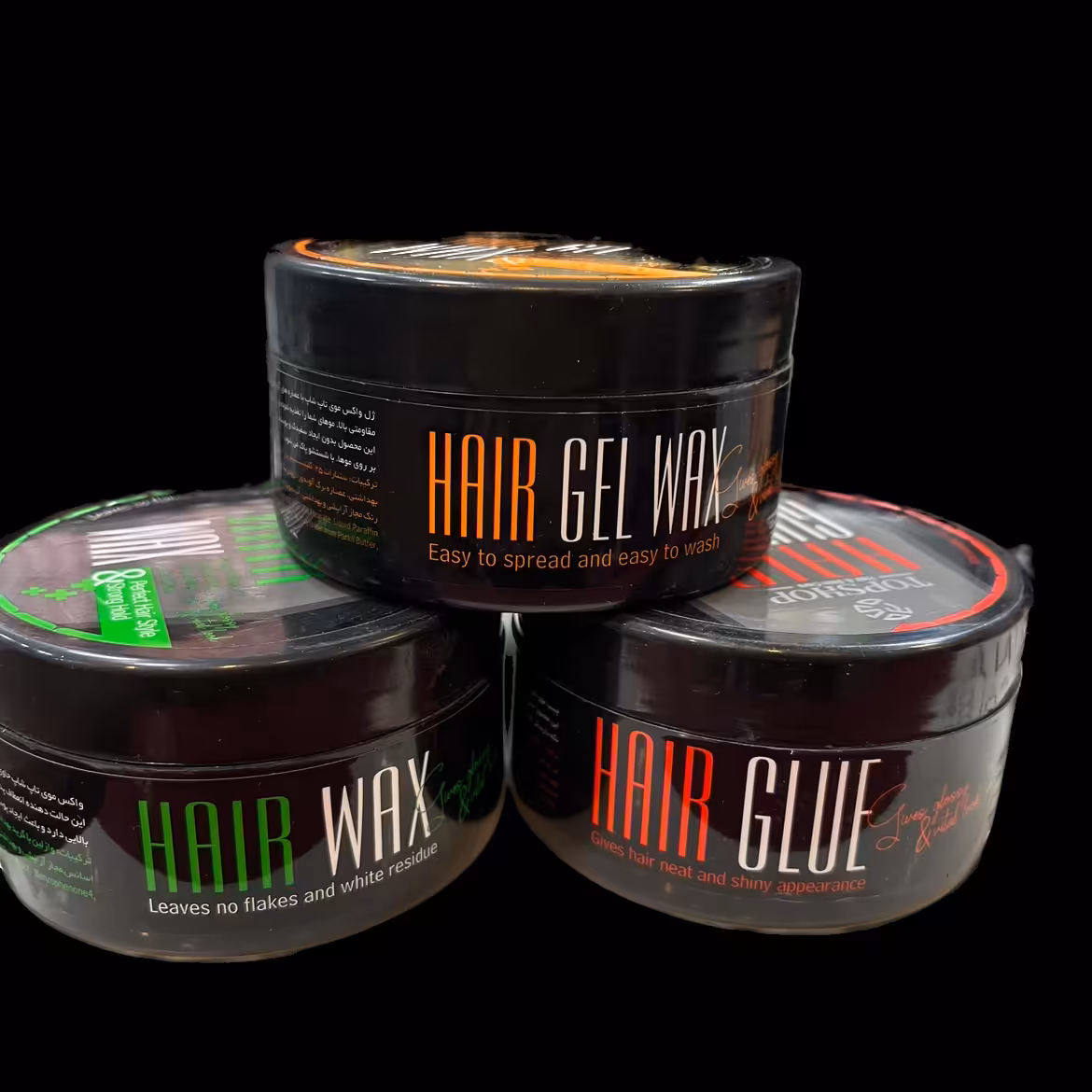 چسب مو ژل مو واکس موتاپ شاپ کاسه ای