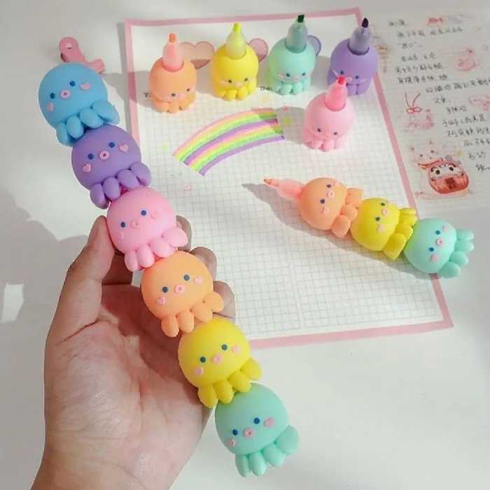 هایلایتر فانتزی اختاپوس ( ماژیک هایلایت هشت پا )