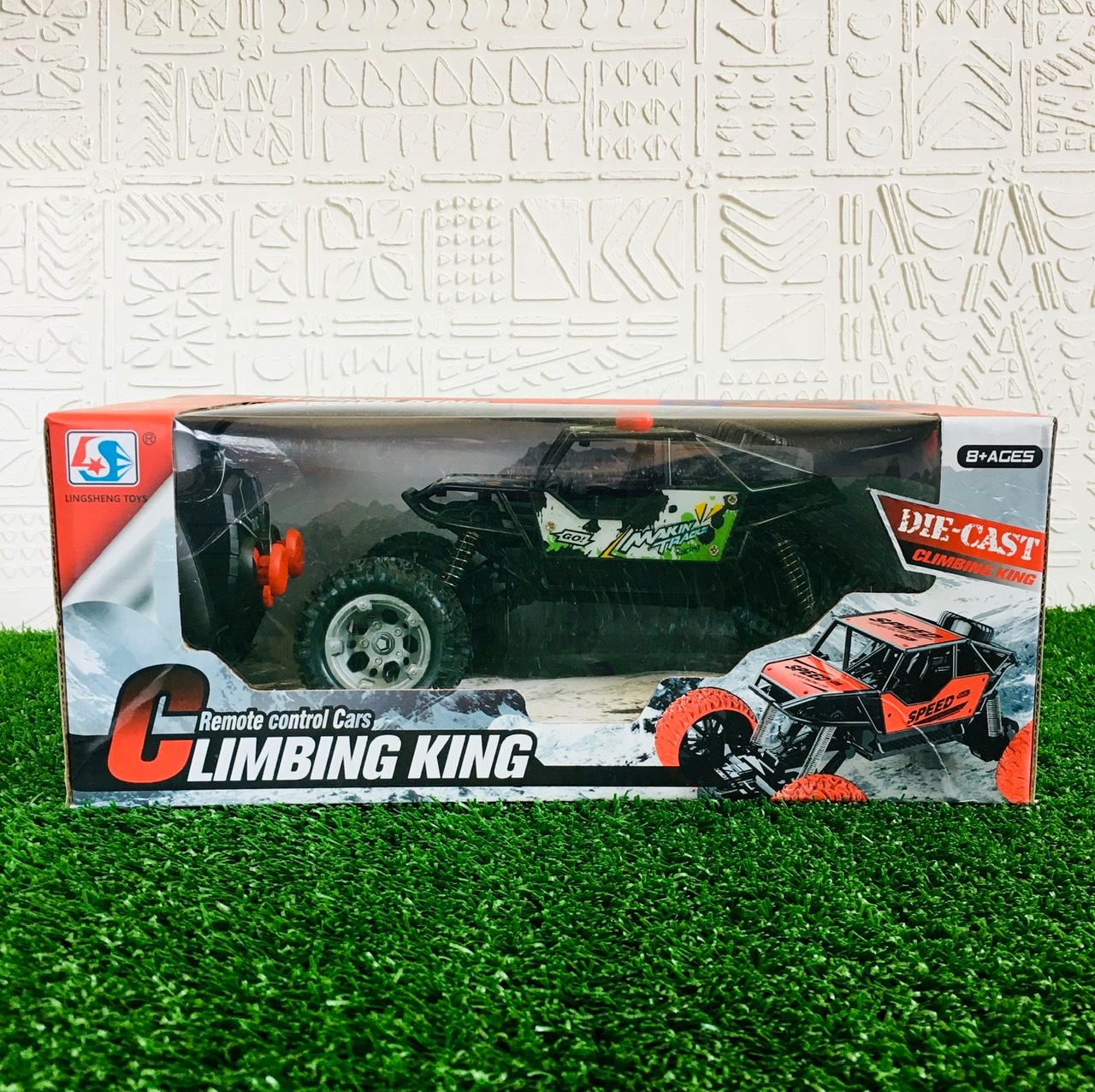 ماشین آفرود کنترلی مدل Climbing King سبز
