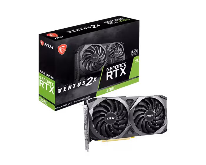 کارت گرافیک ام اس آی RTX3060 VENTUS 2X OC 12G