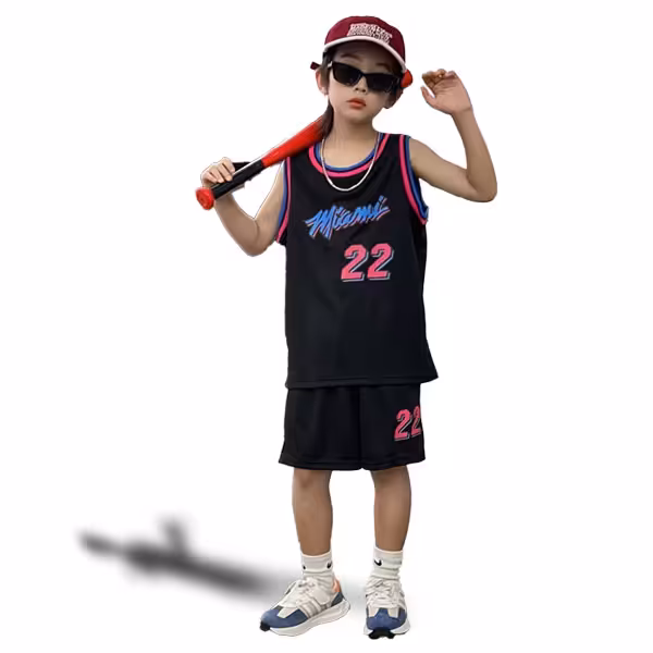 لباس و شورت بسکتبال بچه گانه میامی 2024