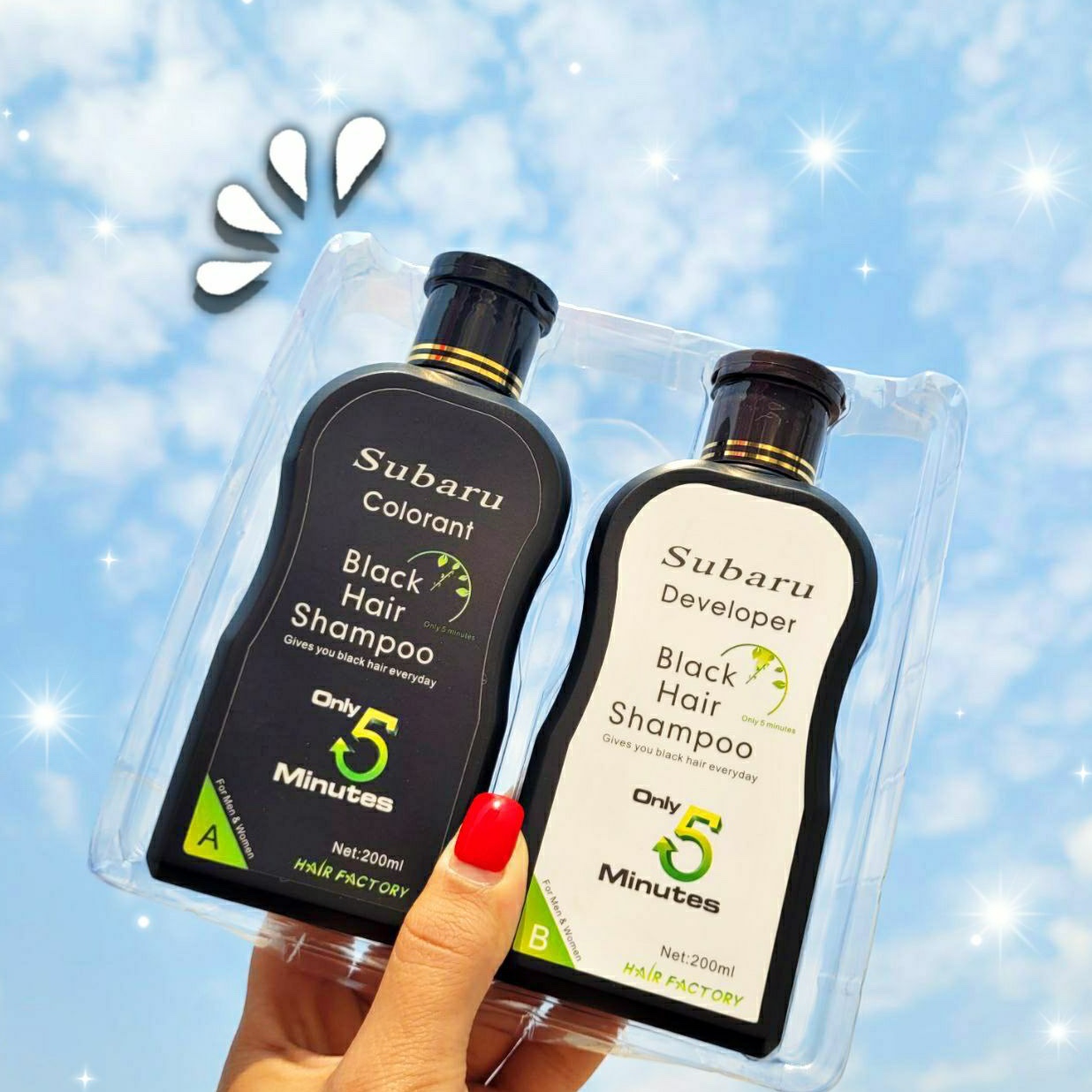 شامپو رنگ دائمی دوقلو سوبارو