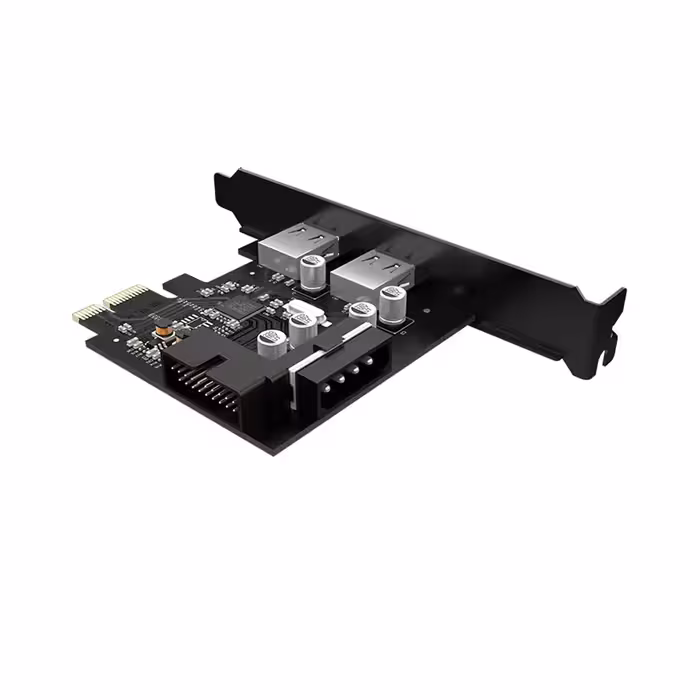 هاب 2 پورت PCI-E اوریکو مدل ORICO PME-4UI 2 Port USB3.0 PCI-E Expansion Card
