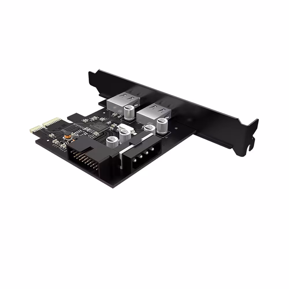 هاب 2 پورت PCI-E اوریکو مدل ORICO PME-4UI 2 Port USB3.0 PCI-E Expansion Card
