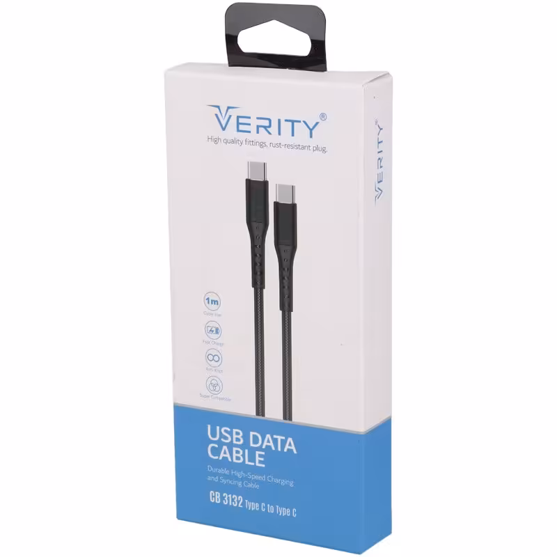کابل USB-C وریتی مدل 3132 طول 1 متر