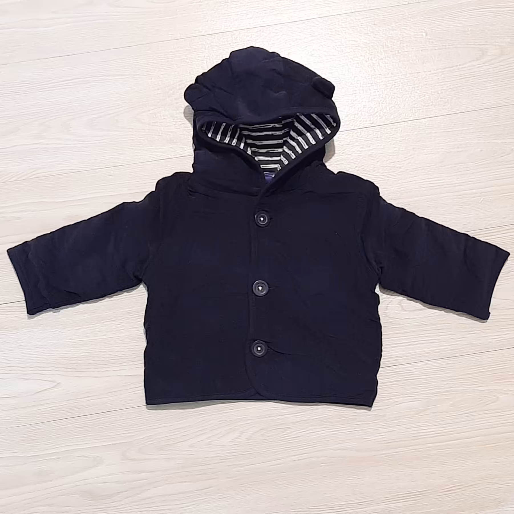 کاپشن  نوزادی جیر سورمه ای لوپیلو lupilu آلمان ، سایز 2 تا 6 ماه (ارسال رایگان)