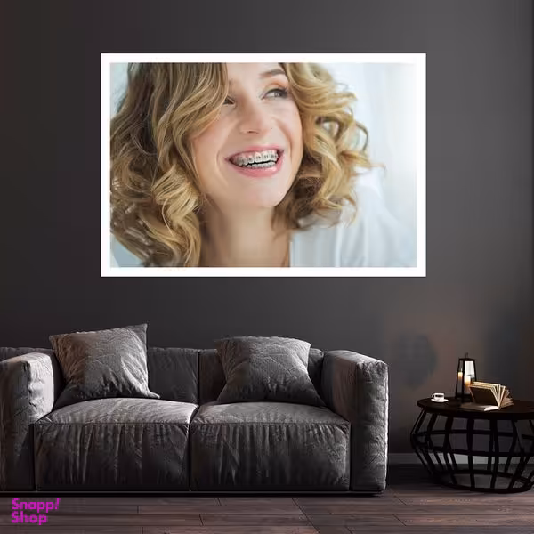 تابلو بکلیت طرح لبخند و دندانپزشکی مدل قاب شاسی W-s10131