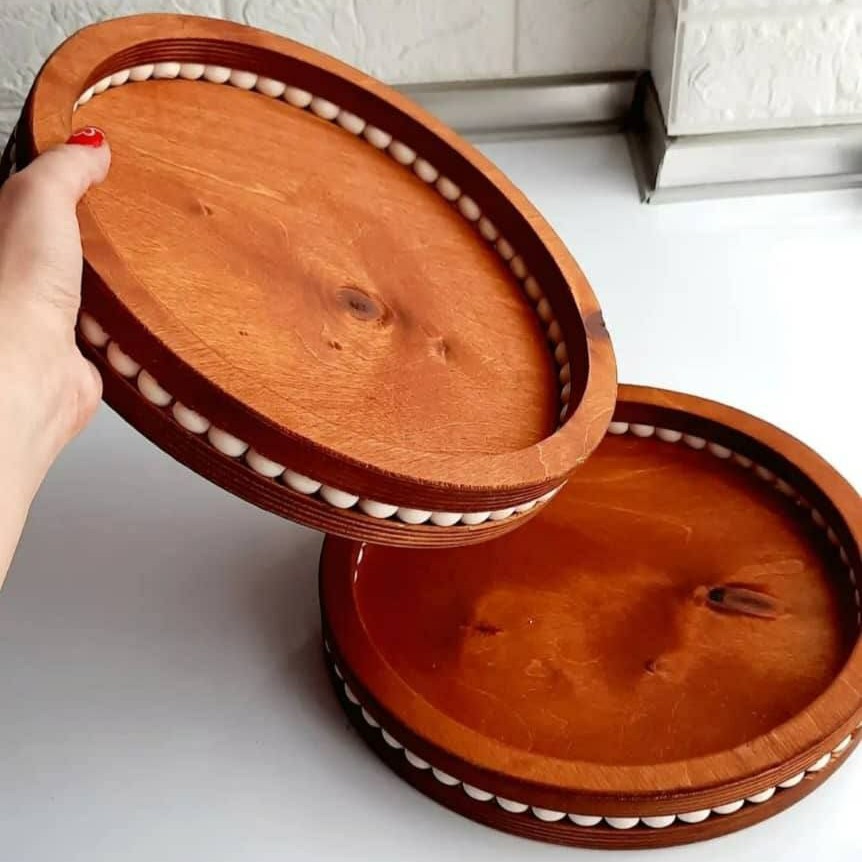 سینی سایز کوچک مهره دار