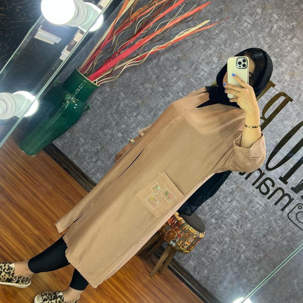 مانتو سایز بزرگ جنس ابرو بادی