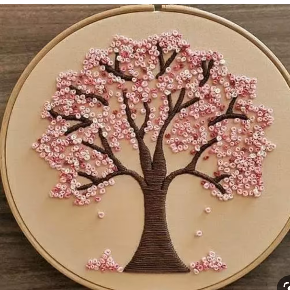 تابلو دیوارکوب گلدوزی 