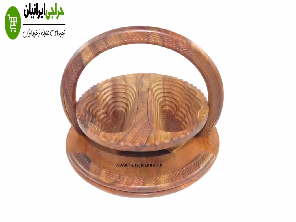 آجیل خوری چوبی تاشو طرح پروانه ای