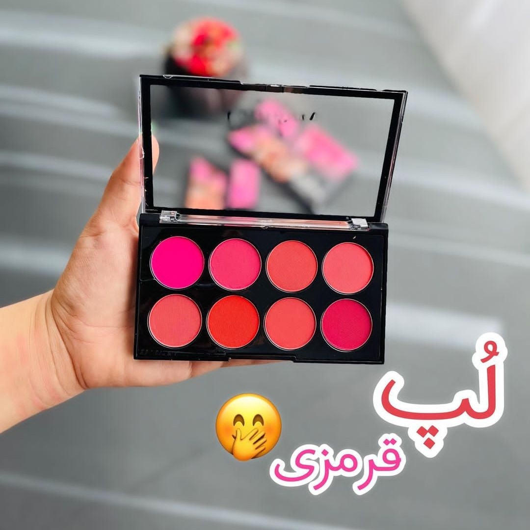 پلت رژ گونه 8 رنگ واردا بیوتی