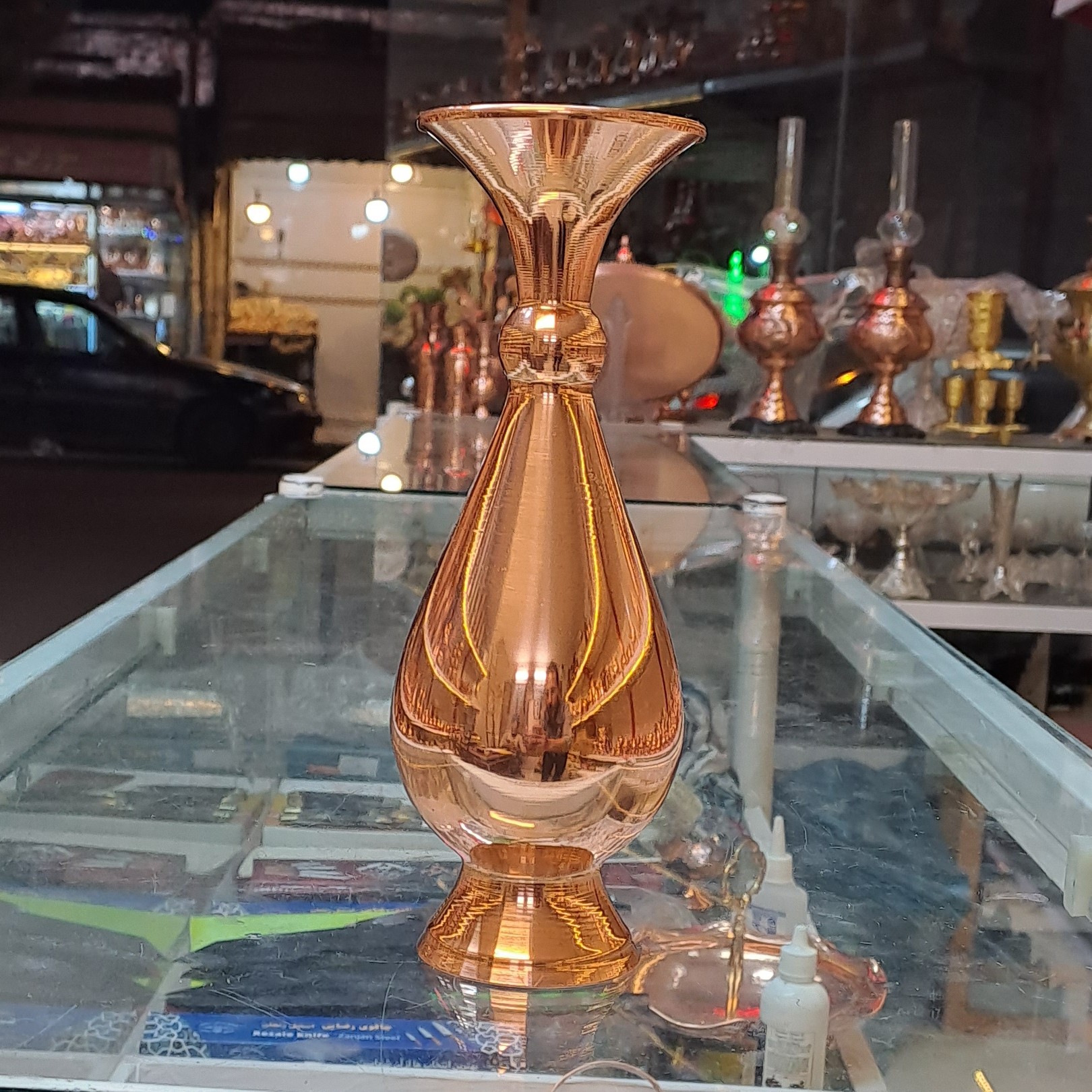 گلدان مسی ، طرح صراحی