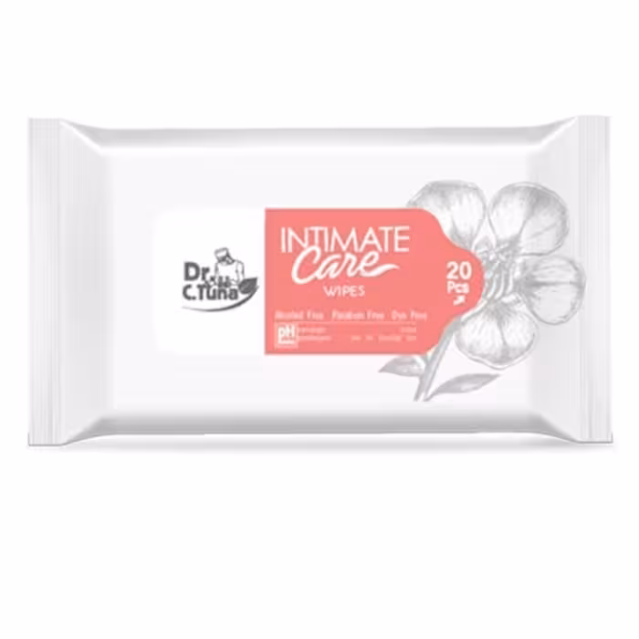 دستمال مرطوب پاک کننده بانوان  Dr.c.tuna Intim 20 عدد

