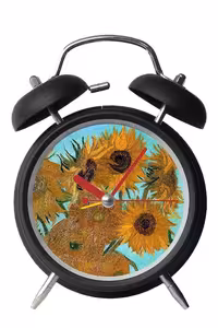 ساعت ونگوگ clock vangogh sunflowers clo11