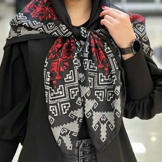 روسری نخی کشمیر قواره 125