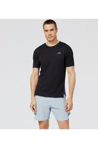 تی شرت ورزشی مشکی مردانه آقایان BK اورجینال New Balance