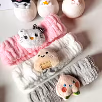 هد بند حوله سر کیتی بالا برنده مو و استفاده روتین روزانه تل پتویی فانتزی کیوت دخترانه کیتی کیوت گوگولی سوشی و هلو