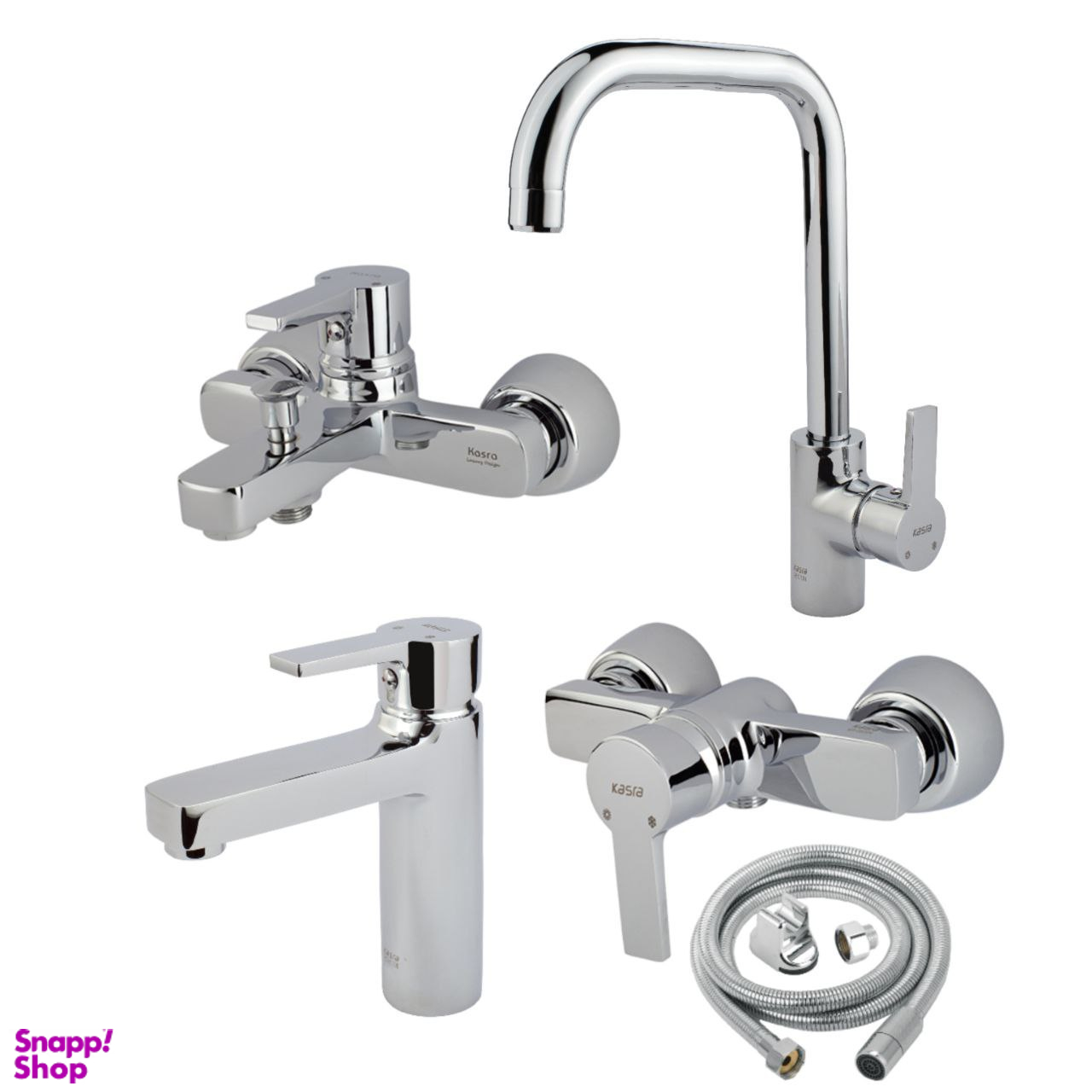 ست شیرآلات کسری مدل امگا کد 11 مجموعه 5 عددی