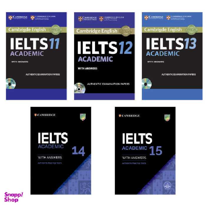 کتاب Cambridge IELTS Academic اثر جمعی از نویسندگان نشر هدف نوین جلد 11 تا 15