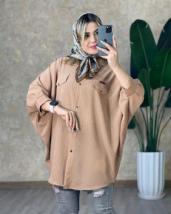 پانچو زنانه حریر میله ای
