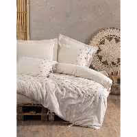 ست ملحفه کاتن باکس مدل Cotton Keten Arie  دو نفره 6 تکه
