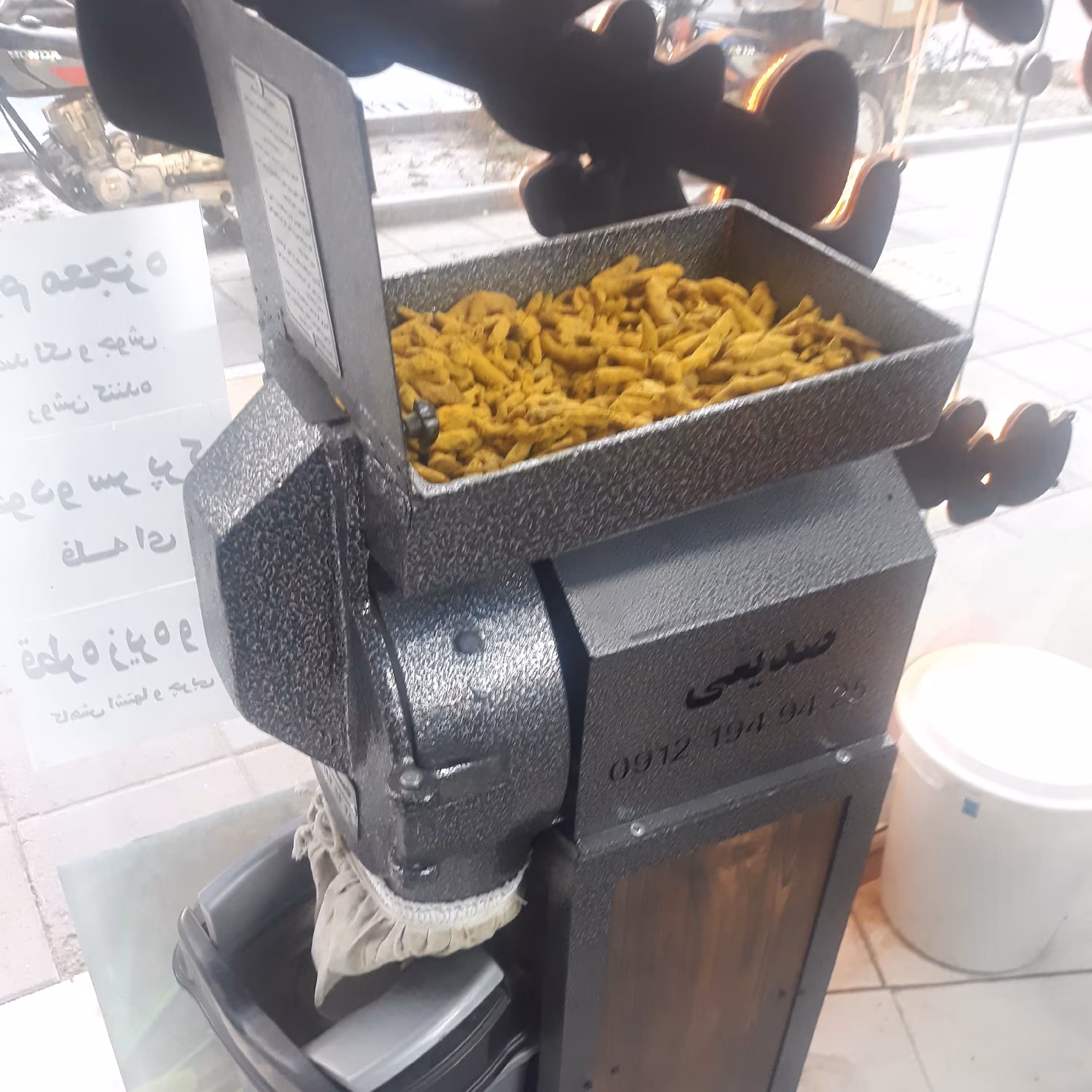 زردچوبه زرین 2 بار ساب 500 گرمی درجه 1 (کاملا نرم و پودر)زرچوبه