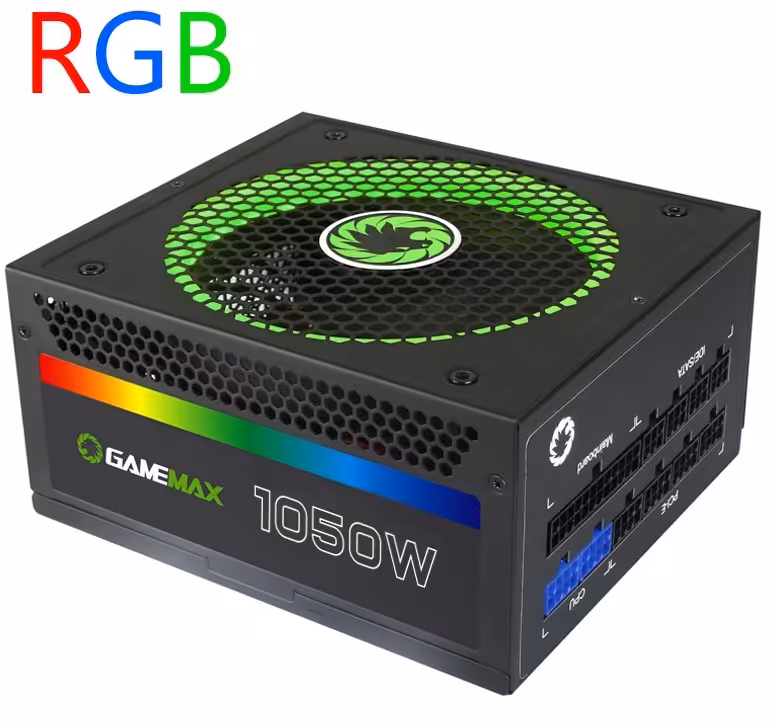 پاور تمام ماژولار گیم مکس مدل آر جی بی 1050