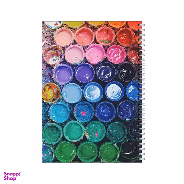 دفتر مشق 80 برگ بامبیلیپ طرح پالت گواش کد 9712471