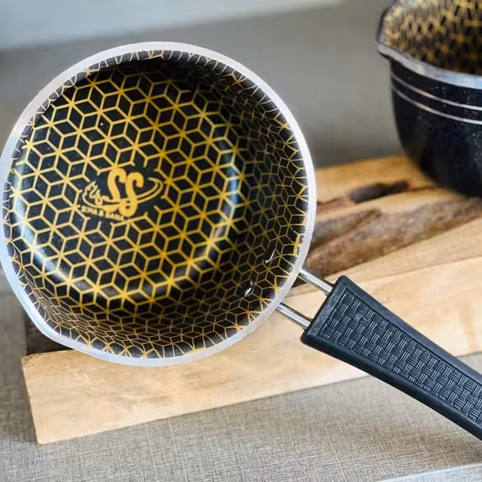 شیر جوش طرح چدن کف زنبوری سایز9*15