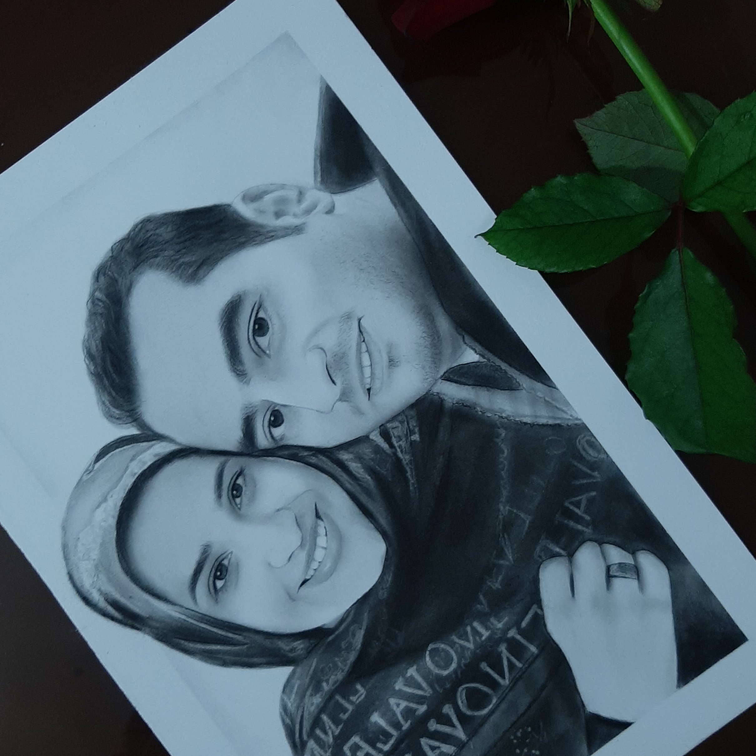 طراحی چهره سایز آ4 دوچهره