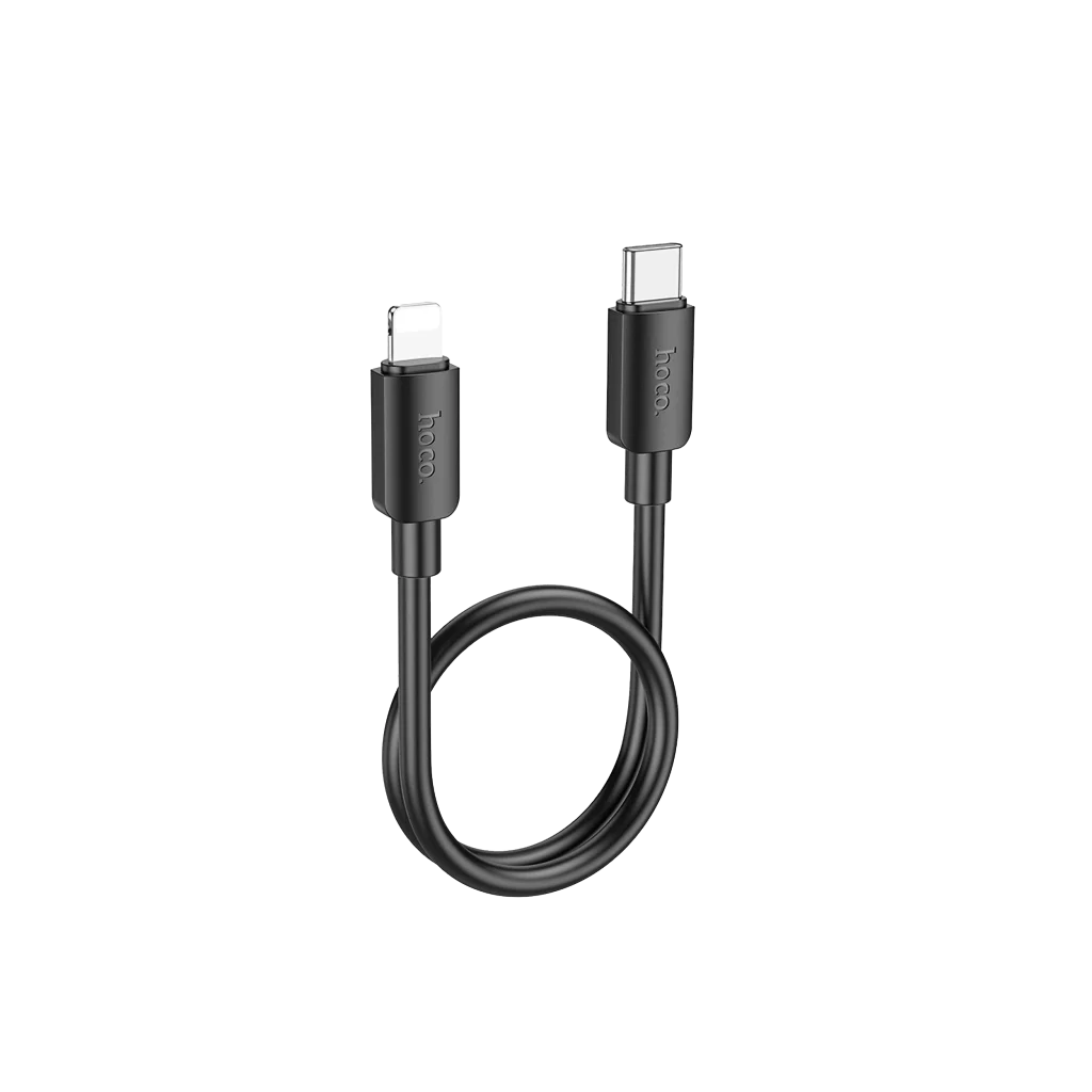 کابل تبدیل USB-C به لایتنینگ هوکو مدل hoco 20W