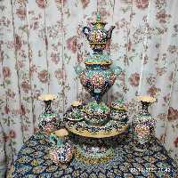 سماور میناکاری بزرگ