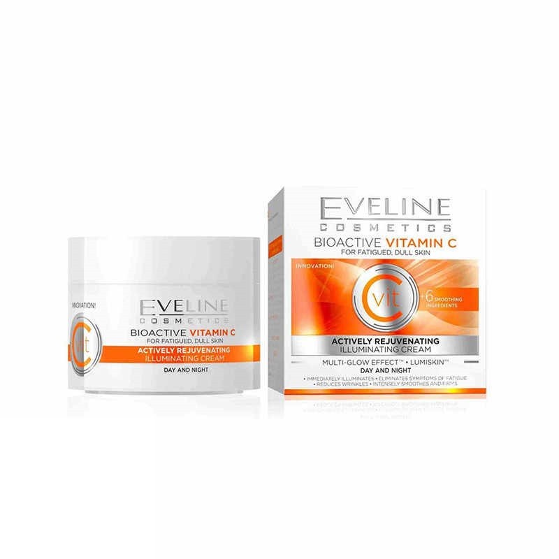 کرم جوانساز و روشن کننده پوست مدل Vitamin C اولاین 50 میل