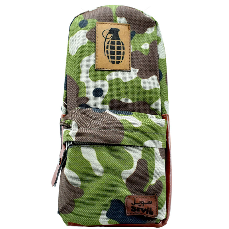 خرید جامدادی طرح کوله پشتی ارتشی سویل کد 3032