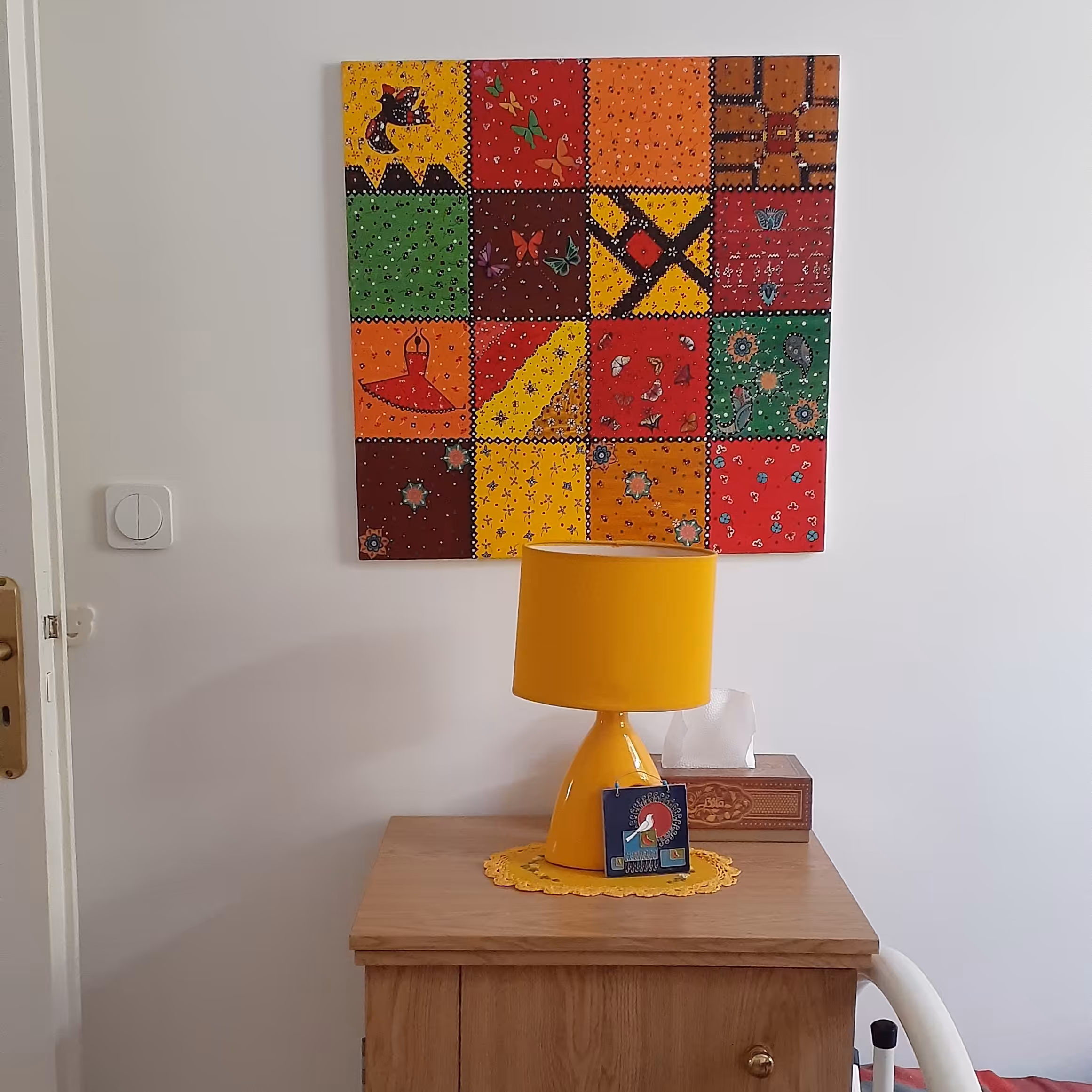 تابلو نقاشی فانتزی  اکرولیک روی بوم 60×60