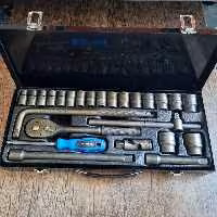 جعبه بکس آلمانی فشارقوی درجه یک اصل 25 پارچه همراه پیچ گوشتی دو حالته (ستاره دار اورجینال)