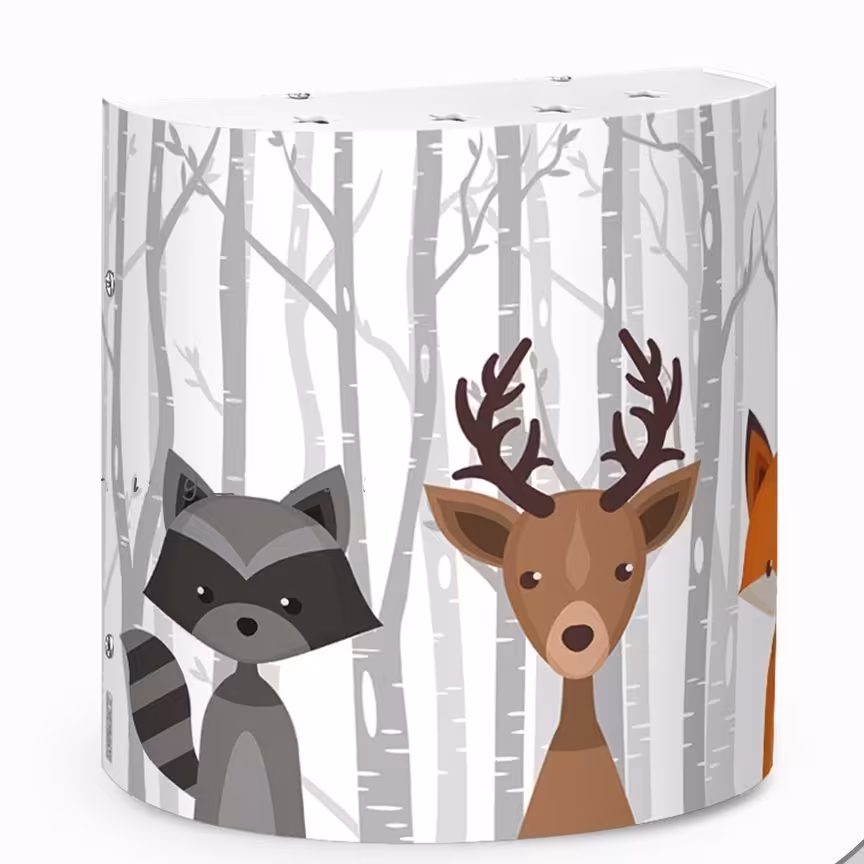 چراغ دیوارکوب اتاق کودک طرح حیوانات کد 7220