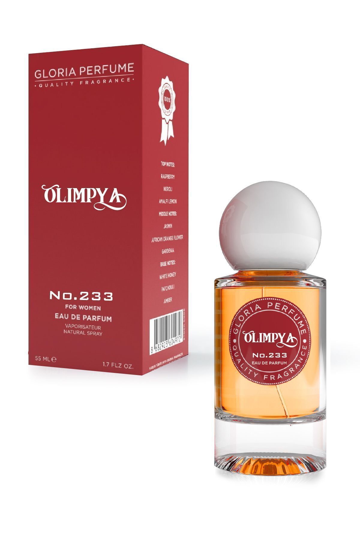 عطر زنانه المپیا 55 میل ادوپرفیوم Gloria Perfume