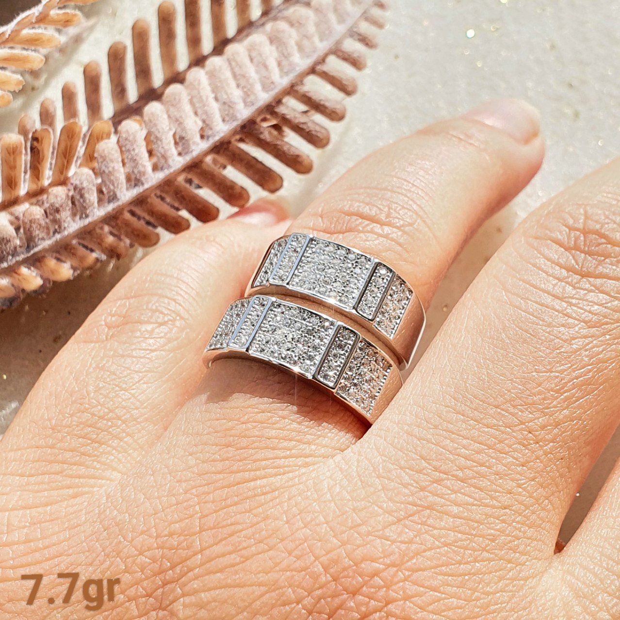 حلقه ست نقره کد S-10009-8.5