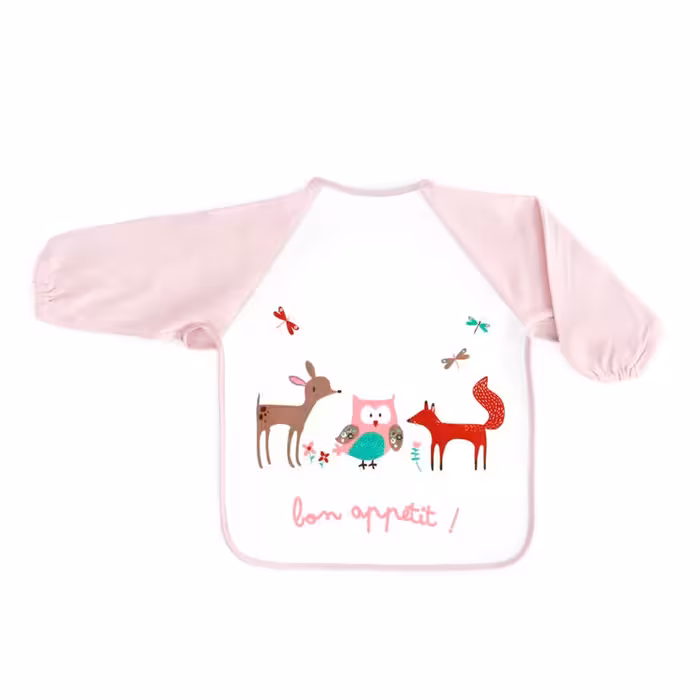 پیش بند آستین دار دخترانه بیبی فورلایف Baby4life