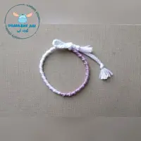 پابند سرخپوستی یاسی و سفید