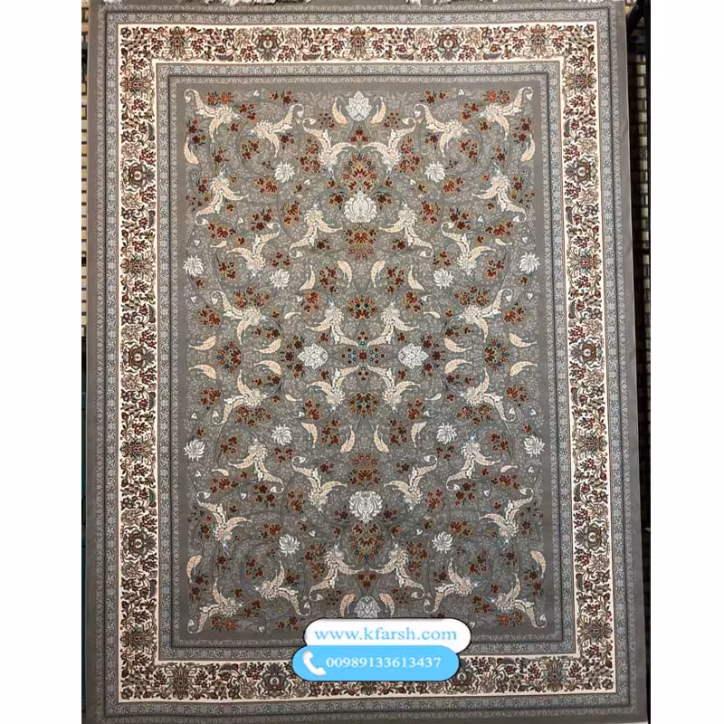 فرش 700 شانه طرح افشان درباری