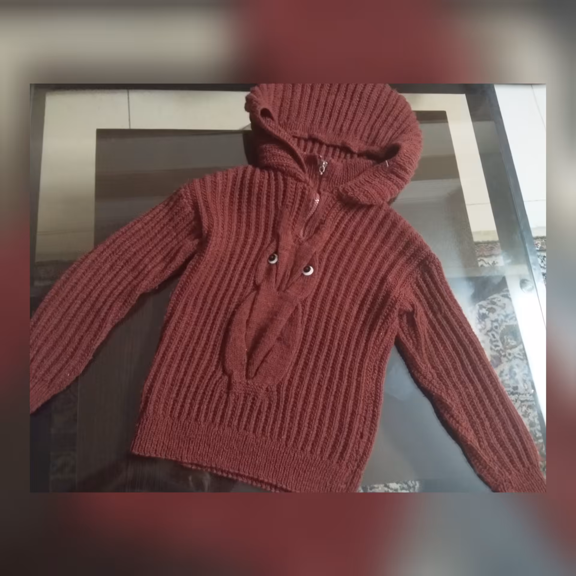 سوئیشرت میل بافی پسرانه طرح خرگوش