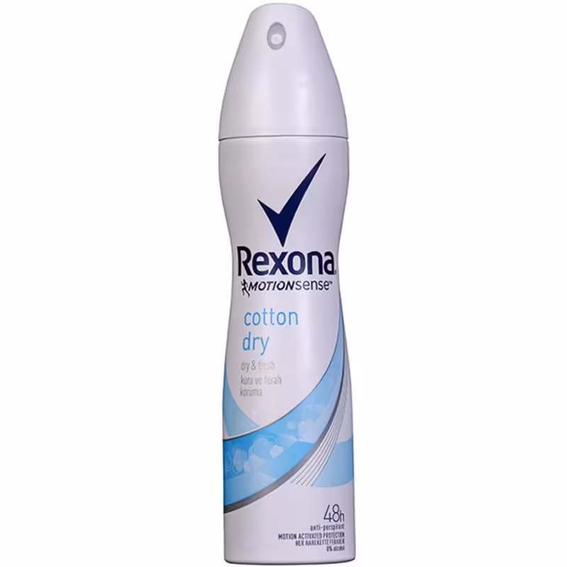اسپری زنانه مدل Cotton Dry رکسونا 200 میل